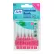 TEPE Interdentalbørste Original 0,4 mm ISO 0 rosa, 6 stk