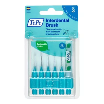 TEPE Interdentalbørste Original 0,6 mm ISO 3 blå, 6 stk