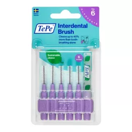 TEPE Interdentalbørste Original 1,1 mm ISO 6 lilla, 6 stk