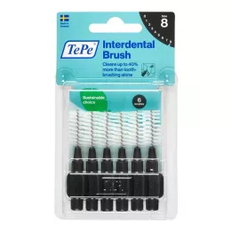 Tepe interdentalbørste 1,5 mm svart, 6 stk