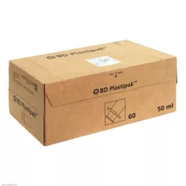 BD PLASTIPAK Spr.50 ml Luer Lok-senter, 60X50 ml