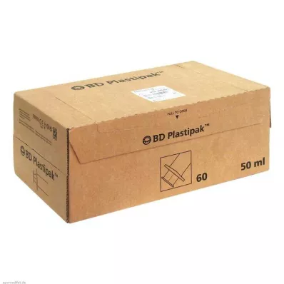 BD PLASTIPAK Spr.50 ml Luer Lok-senter, 60X50 ml
