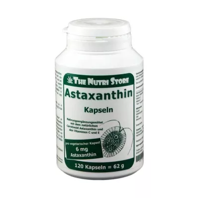 Astaxanthin 6 mg vegetariske kapsler, 120 stk Astaxanthin 6 mg vegetariske kapsler, 120 stk