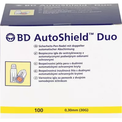 BD AUTOSHIELD Duo sikkerhetspinnenåler 5 mm, 100 stk