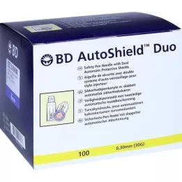 BD AUTOSHIELD Duo sikkerhetspennåler 8 mm, 100 stk