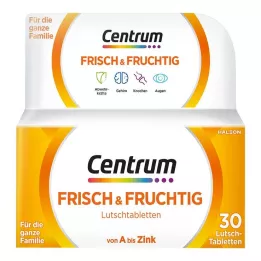 CENTRUM friske &amp; fruktige sugetabletter, 30 stk