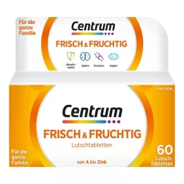 CENTRUM friske &amp; fruktige sugetabletter, 60 stk