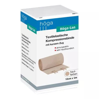 Höga Lan kortstrekkbandasje 10cmx5m, 1 stk Höga Lan kortstrekkbandasje 10cmx5m, 1 stk