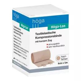 HÖGA-LAN Kort strekkbandasje 8 cm x 5 m, 1 stk