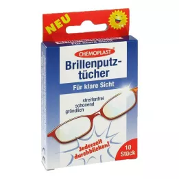 Brillerenseservietter, 10 stk