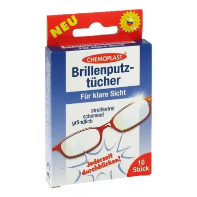 Brillerenseservietter, 10 stk