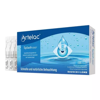 Artelac Splash EDO øyedråper for tørre øyne, 10X0,5 ml