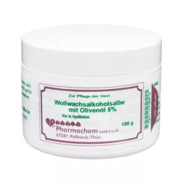 WOLLWACHSALKOHOLSALBE m.olivenolje 5 %, 100 g