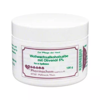 WOLLWACHSALKOHOLSALBE m.olivenolje 5 %, 100 g