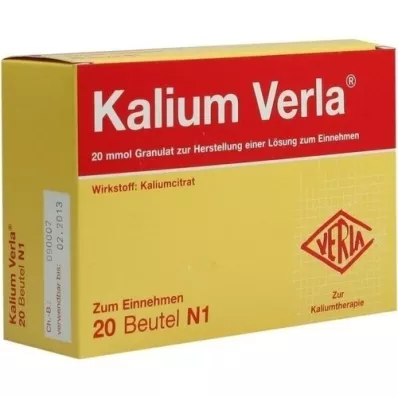 KALIUM VERLA Granulatpose, 20 stk