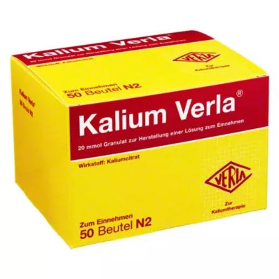 Kalium Verla® granulatposer, 50 stk