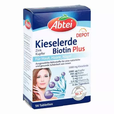 ABTEI Silica Plus Biotin depottabletter, 56 stk