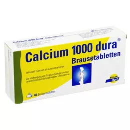 Kalsium 1000 dura brusetabletter, 40 stk