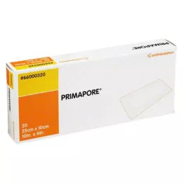 Primapore sårbandasje 25x10 cm, 20 stk
