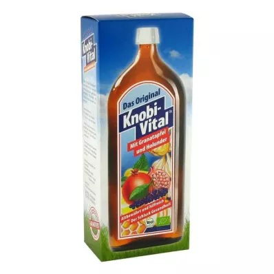 Knobivital med granateple + hyllebær økologisk, 960 ml Knobivital med granateple + hyllebær økologisk, 960 ml