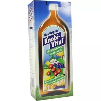 KNOBIVITAL med hagtorn + hyllebær, 960 ml