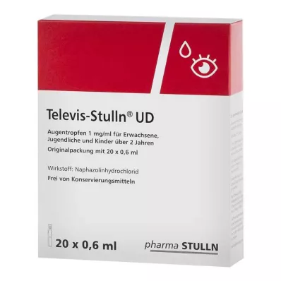 TELEVIS Stulln UD Øyedråper, 20X0,6 ml TELEVIS Stulln UD Øyedråper, 20X0,6 ml