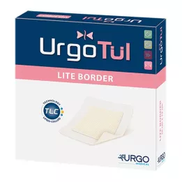 URGOTÜL Lite Border 8x8 cm bandasje, 10 stk