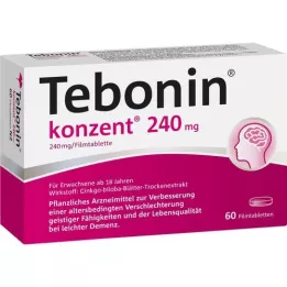 TEBONIN konzent 240 mg filmdrasjerte tabletter, 60 stk