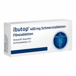 IBUTOP 400 mg Smertetabletter Filmdrasjerte tabletter, 20 stk