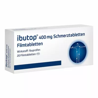 IBUTOP 400 mg Smertetabletter Filmdrasjerte tabletter, 20 stk