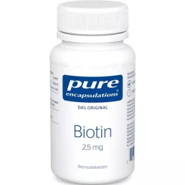 PURE ENCAPSULATIONS Biotin 2,5 mg kapsler, 60 kapsler