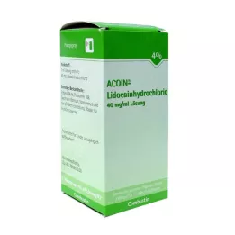 ACOIN-Lidokainhydroklorid 40 mg/ml, oppløsning, 50 ml
