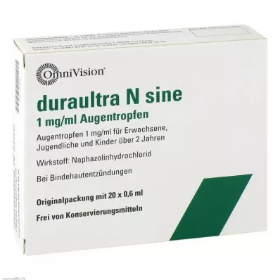 DURAULTRA N sinus øyedråper, 20X0,6 ml DURAULTRA N sinus øyedråper, 20X0,6 ml