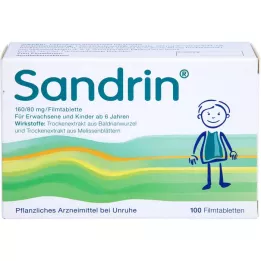 SANDRIN Filmdrasjerte tabletter, 100 stk