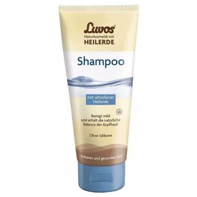 Luvos naturkosmetikk med helbredende leireshampo, 200 ml