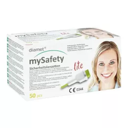 DIAMET lite sikkerhetslansett 29 G 1,5 mm, 50 stk