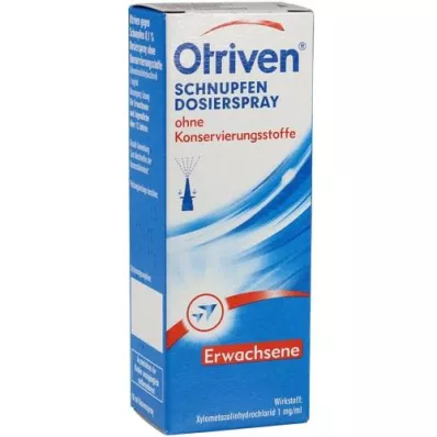 OTRIVEN 0,1 % doseringsspray uten konserveringsmidler, 10 ml