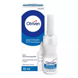OTRIVEN 0,1 % doseringsspray uten konserveringsmidler, 10 ml