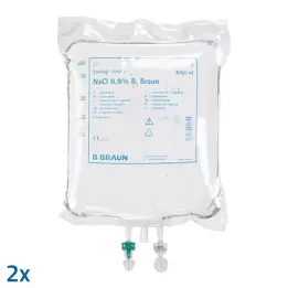 KOCHSALZLÖSUNG 0,9 % B.Braun Ecob.Click skylleløsning, 2X5000 ml