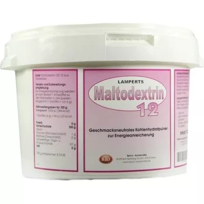 MALTODEXTRIN 12 Lamperts pulver, 1200 g