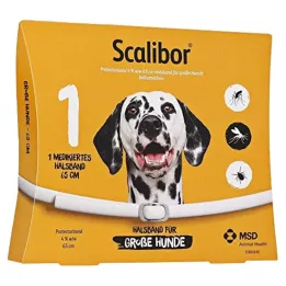 SCALIBOR Beskyttelsesbånd 65 cm for store hunder, 1 stk