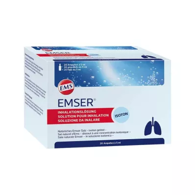 Emser inhalasjonsløsning, 20 stk Emser inhalasjonsløsning, 20 stk