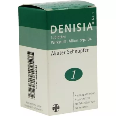 DENISIA 1 Rhinitt-tabletter, 80 stk