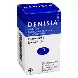 DENISIA 2 tabletter mot kronisk bronkitt, 80 stk