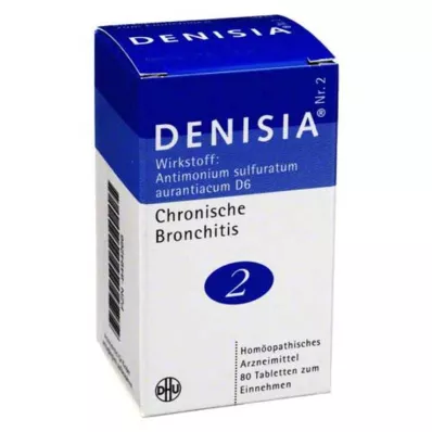 DENISIA 2 tabletter mot kronisk bronkitt, 80 stk