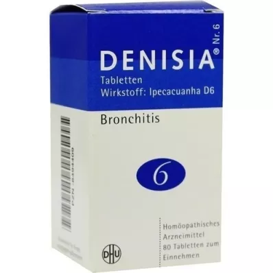 DENISIA 6 respirasjonstabletter, 80 stk