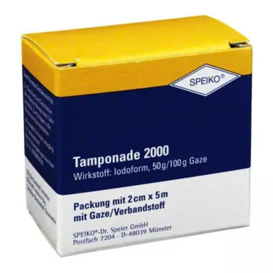 Tamponade 2000 2cmx5m bløtlagt, 1 stk Tamponade 2000 2cmx5m bløtlagt, 1 stk