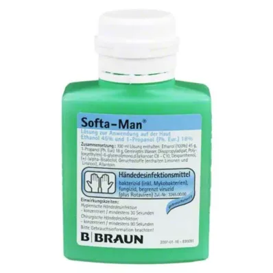 SOFTA MAN Flaske med hånddesinfeksjonsmiddel, 100 ml