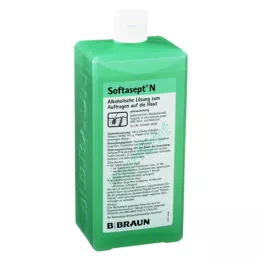 SOFTASEPT N fargeløs Doseringshetteglass, 1000 ml