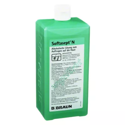 Softasept® N fargeløst huddesinfeksjonsmiddel, 1000 ml